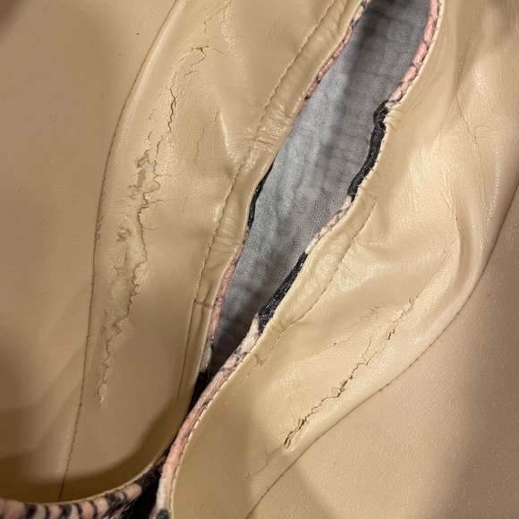 Nine West Shoes Womens 10M Snakeskin Ballet Flat Slip On - Picture 5 of 5